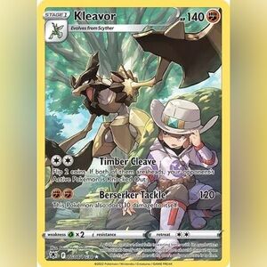 🔥 Kleavor TG08/TG30 Trainer Gallery Pokémon Card – Near Mint 🔥
